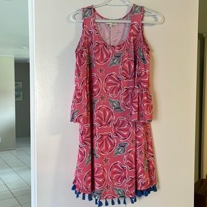 Simply Southern Cold Shoulder Swing Dress